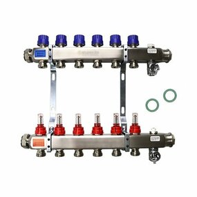 Collectoren vloerverwarming