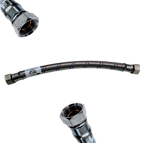 Flexibel DN19 3/4-3/4 F/F 50 cm