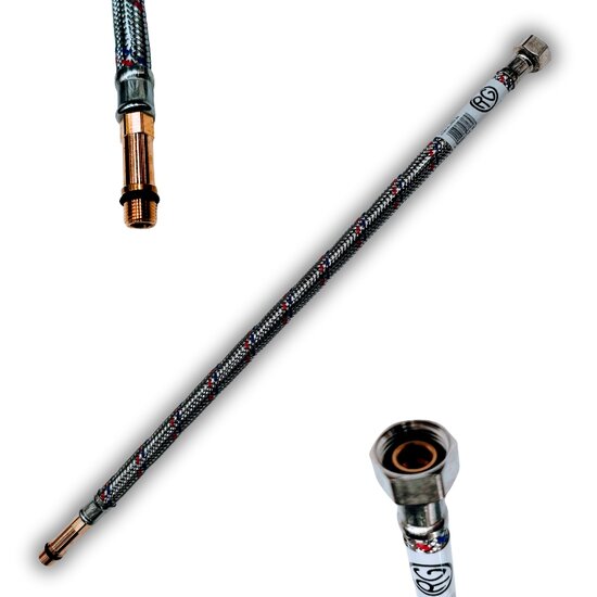 Flexibel DN8 3/8&quot;F  M10 1 lange nippel