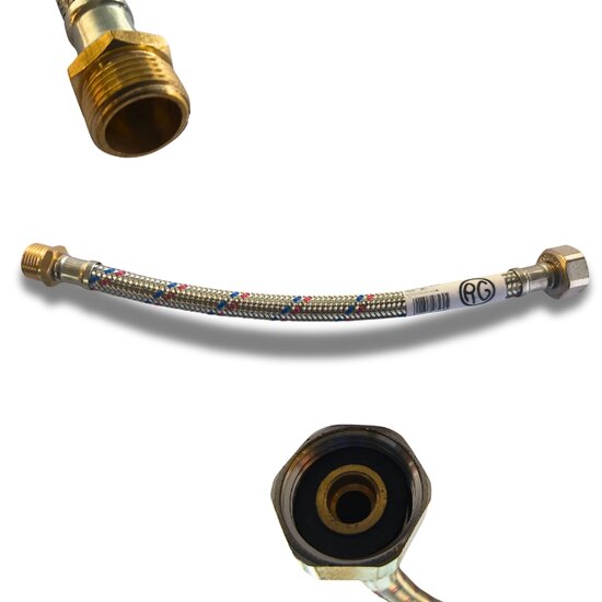 Flexibel DN13 1/2&quot; M/F 40 cm