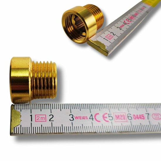 Verlengstuk 1/2" M/F 10mm