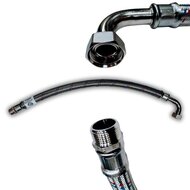 Flexibel met bocht 1&quot;