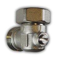 Haakse retourkraan 3/4EK