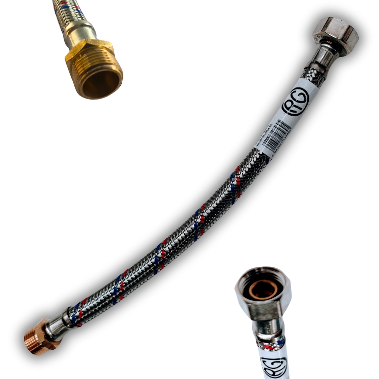 Flexibel 1/2"F-3/8M DN8 35cm