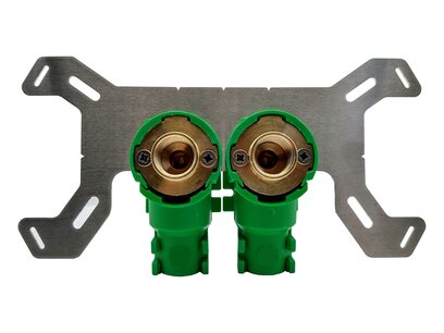 Inbouwdoos / muurplaat voor radiatoren