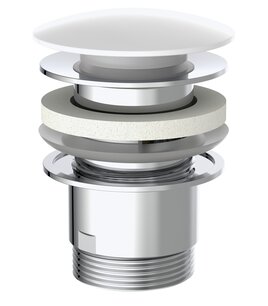 Design CLIC-CLAC krepine met overloop Wit