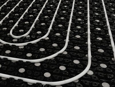 Vloerverwarmingsplaat met holle noppen 0,86m² Afhaalprijs!!!