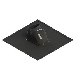 Slab voor dakdoorvoer 25-50° 60/100mm