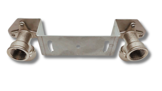 Dubbele muurplaat holle wand 1/2" voor alpex 16mm