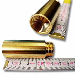 Verlengstuk 1/2" M/F 50mm