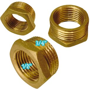 Platte reductie 3/4 naar 1/2