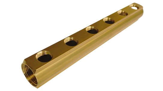 Verdeler met 6x 1/2"