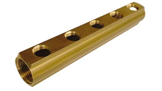 Verdeler met 5x 1/2"