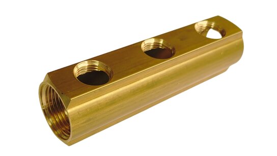 Verdeler met 3x 1/2"