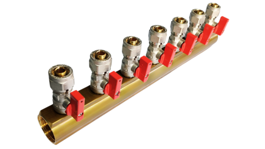 Verdeler 7x 16mm rood