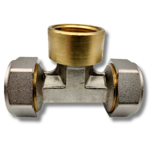 T stuk 16x1/2"Fx16 knelkoppeling