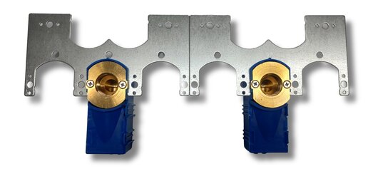 Dubbel inbouwdoos PERS (blauw) 1/2 - 20 alu-pex