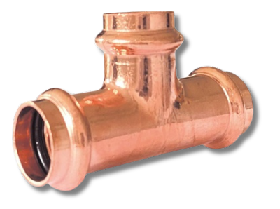 Pers t-stuk 15mm F/F/F