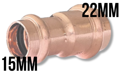 Pers reductie mof 15mm - 22mm F/F