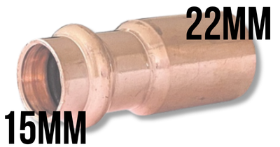 Pers reductie 15mm - 22mm M/F