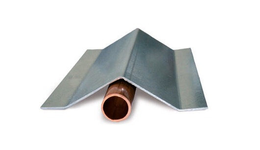 Beschermlat voor aardgasleiding tot 28mm/lm