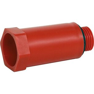 Bouwstop 1/2" rood